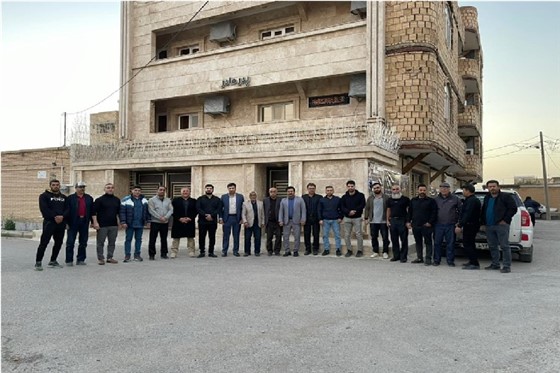 در ادامه حضور اعضای هیئت کشتی خوزستان در بندر ماهشهر :